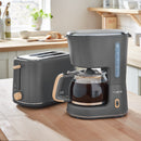 Tower Scandi 900W 1.25 Litre Coffee Maker - Grey