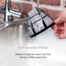 Tower Scandi 900W 1.25 Litre Coffee Maker - Pink