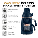 Tower Cavaletto 800W 4 Cup Espresso Machine - Midnight Blue