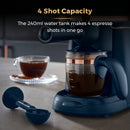 Tower Cavaletto 800W 4 Cup Espresso Machine - Midnight Blue