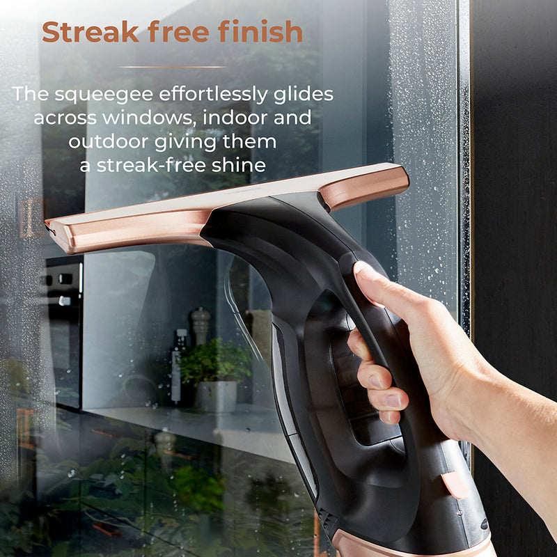 Tower TWV10 Cordless Window Cleaner - Black/Rose Gold
