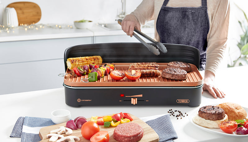 Tower Electric BBQ Grill 2200W Indoor/Outdoor