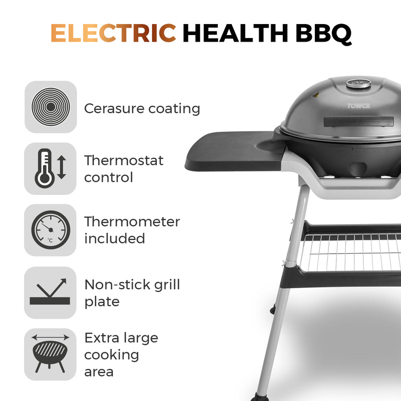 Tower Cerasure Electric BBQ Grill XL