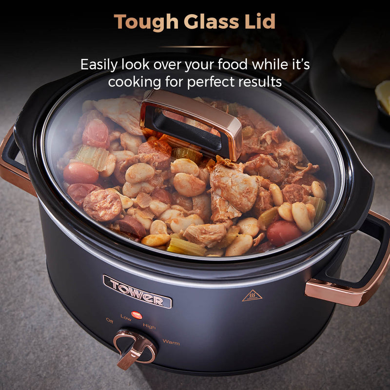 Tower Cavaletto 3.5 Litre Slow Cooker - Black
