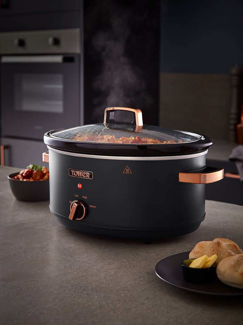 Tower Cavaletto 6.5L Slow Cooker - Black