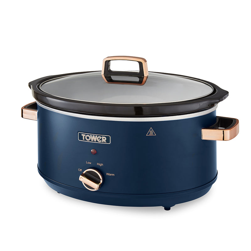 Tower Cavaletto 6.5L Slow Cooker - Midnight Blue