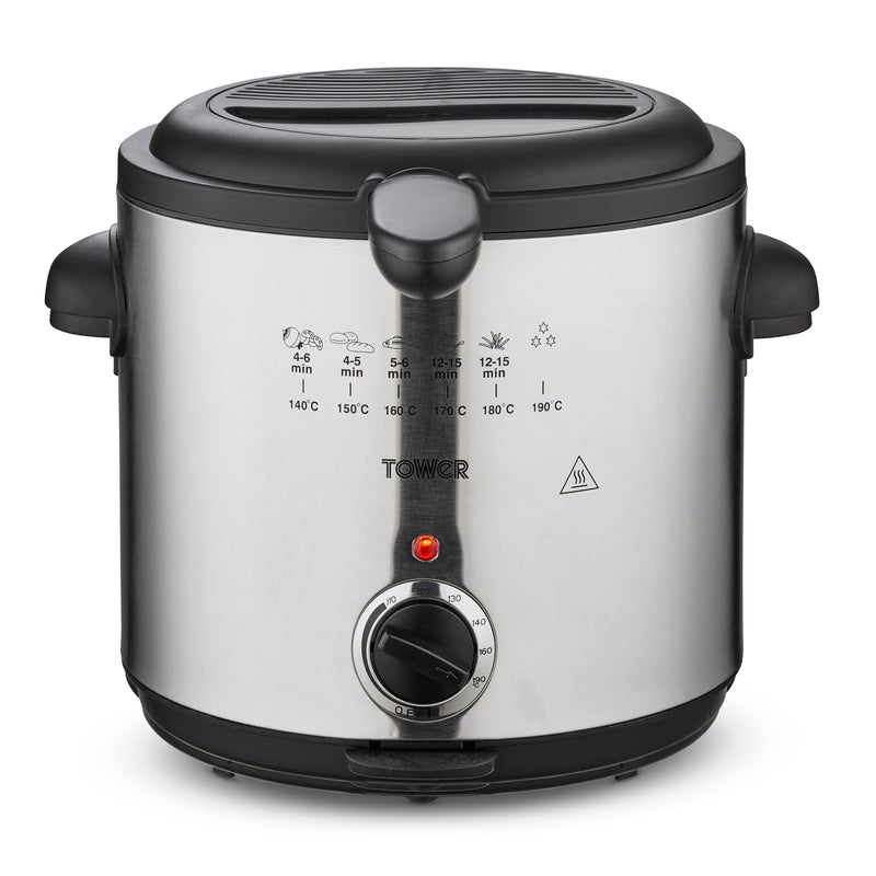 Tower Stainless Steel Deep Fryer 1.5Litre