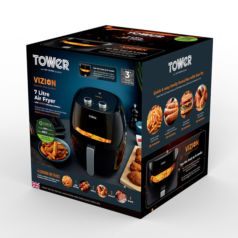 Tower Vortx Vizion 7 Litre Air Fryer Black Manual