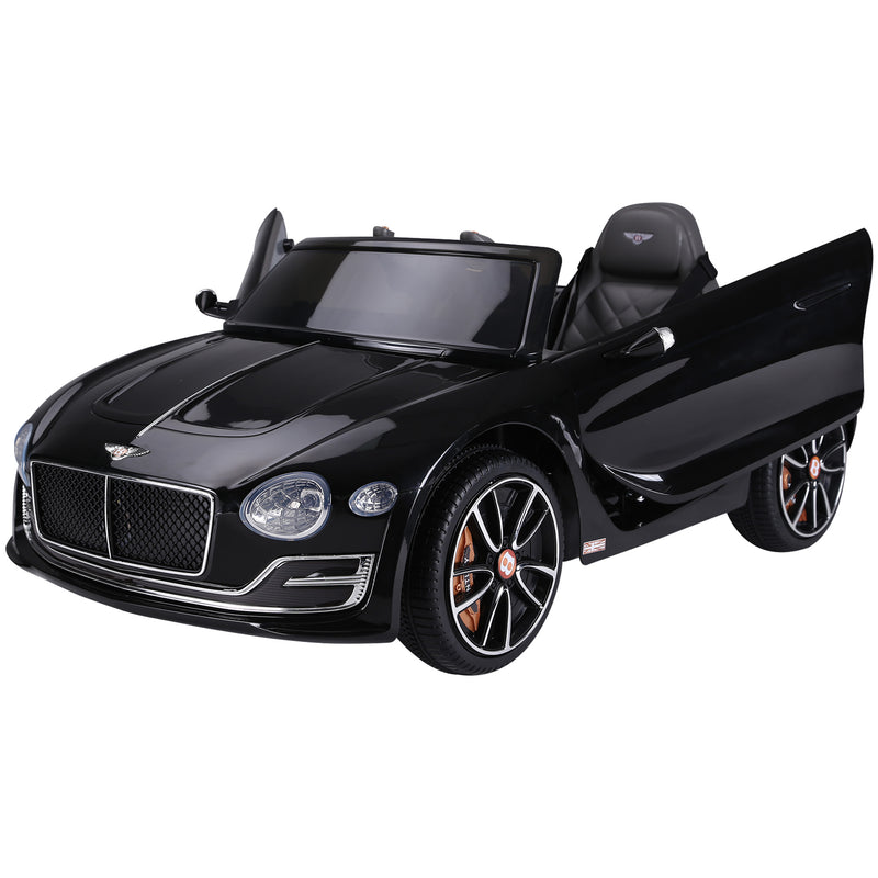 HOMCOM Electric Ride On Car Bentley - Black 6V Battery