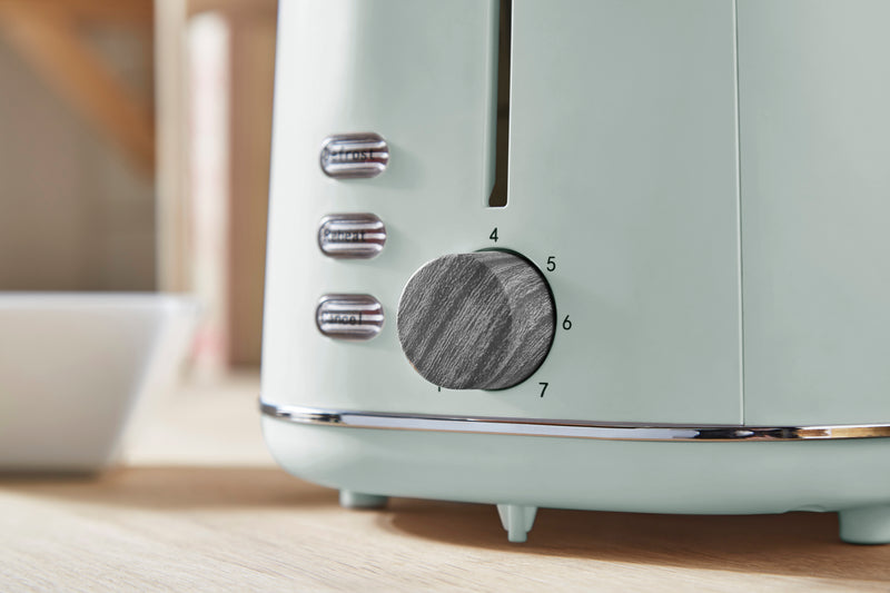 Tower Scandi 2 Slice Toaster - Pastel Green
