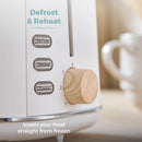 Tower Scandi 2 Slice Toaster - White