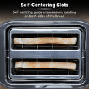 Tower Belle Collection 2 Slice Toaster - Grey