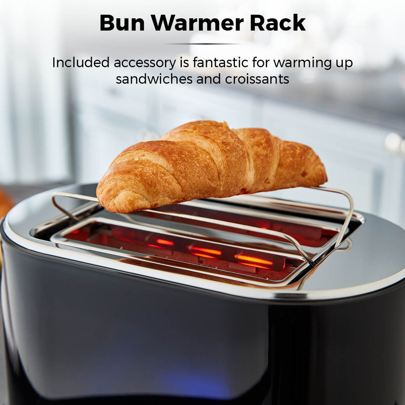 Tower Belle Collection 2 Slice Toaster - Black