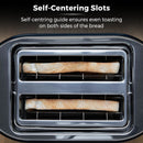 Tower Belle Collection 2 Slice Toaster - Black