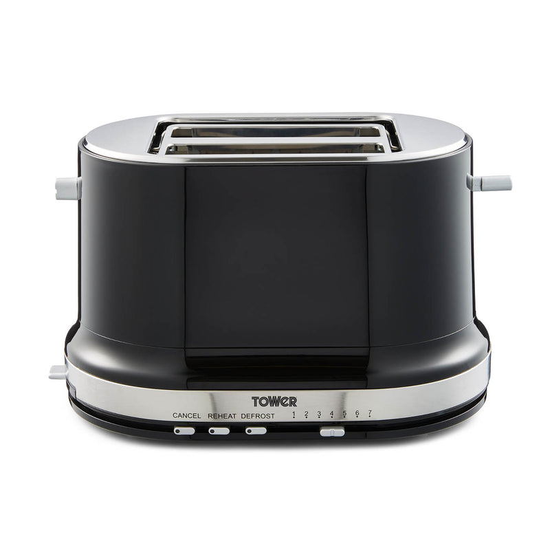 Tower Belle Collection 2 Slice Toaster - Black