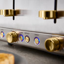 Tower Cavaletto 4 Slice Stainless Steel Toaster - Jade Green