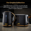 Tower Empire 2 Slice Toaster - Black