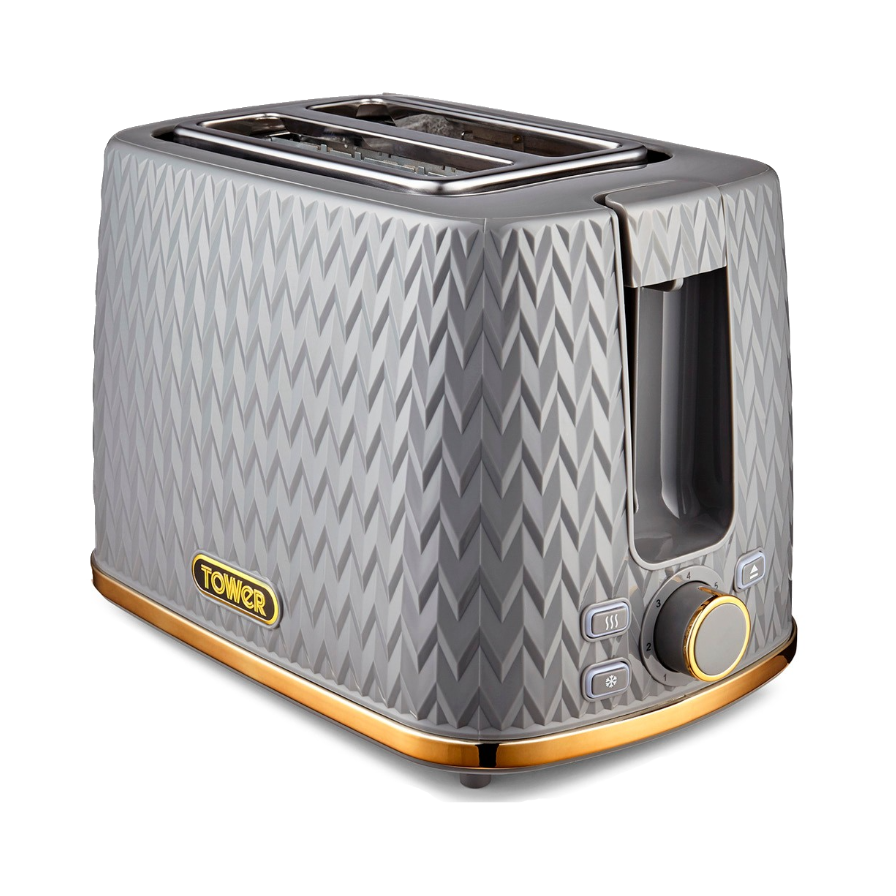 Tower Empire 2 Slice Toaster Home Kitchen Appliance 7 Heat Settings