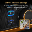 Tower Empire 4 Slice Toaster - Black