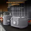 Tower Renaisance 4 Slice Toaster - Grey