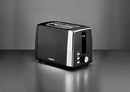 Tower Ash 2 Slice Toaster - Black