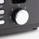 Tower Ash 2 Slice Toaster - Grey