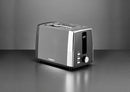 Tower Ash 2 Slice Toaster - Grey