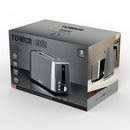 Tower Ash 2 Slice Toaster - Grey