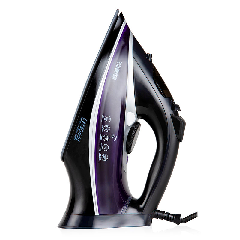 Tower CeraGlide Speed Iron 3100W Ultra  - Black / Rose Gold