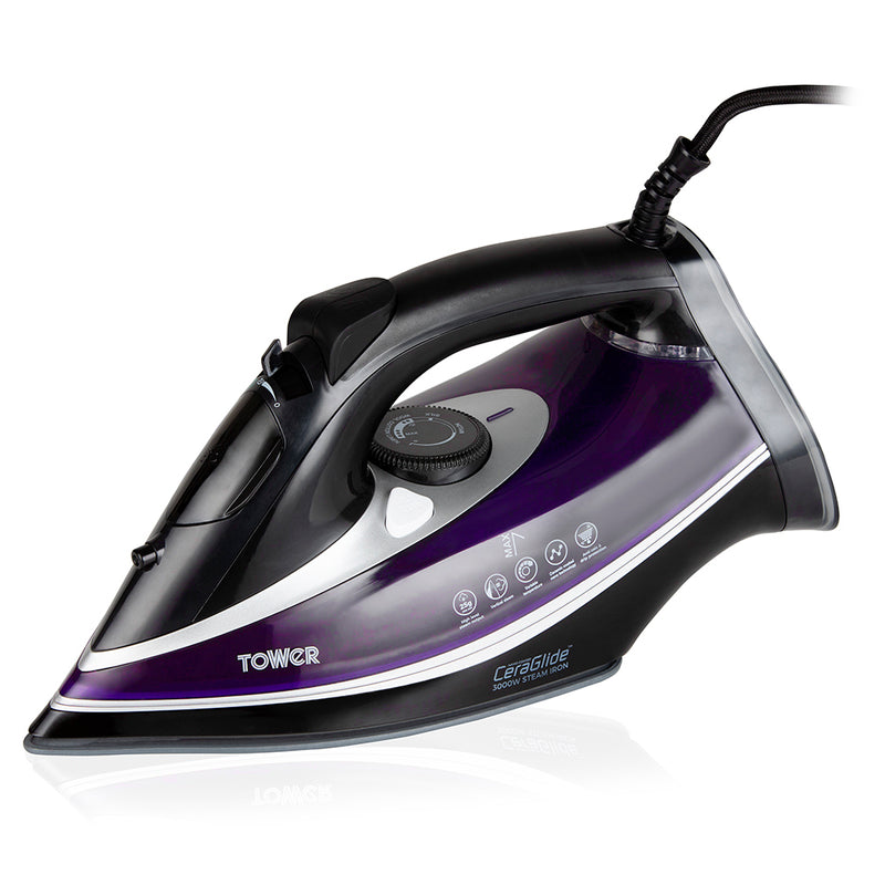 Tower CeraGlide Speed Iron 3100W Ultra  - Black / Rose Gold