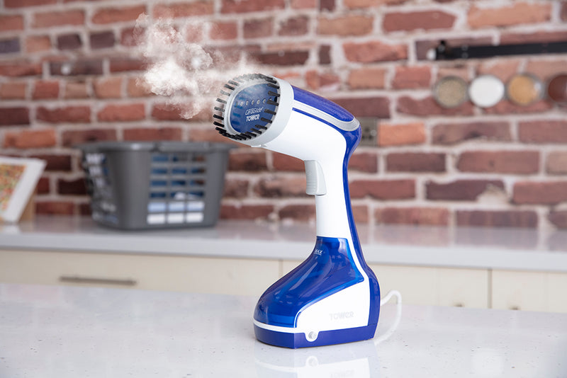 Tower 1000W Garment Steamer - Blue