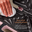 Tower Cavaletto 900W Sandwich Maker - Pink