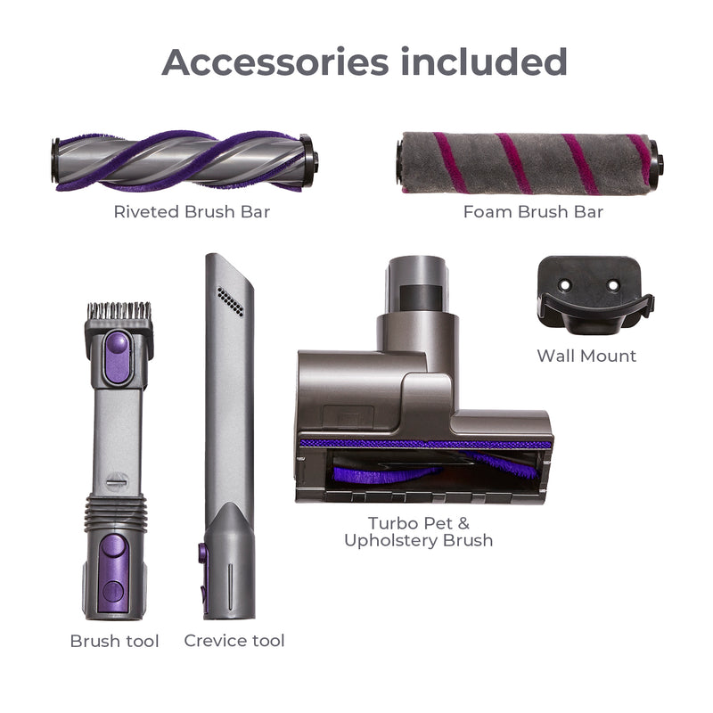 Tower VL50 Pro Performance Pet 22.2V Cordless 3-IN-1 Vacuum Cleaner Purple