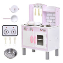 Kids Kitchen Playset with Stand, Pots, Pans & Utensils