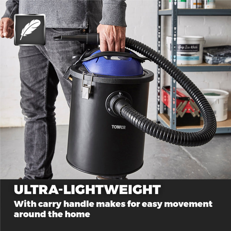 Tower TAV10 800W Ash Vacuum Cleaner Washington - Blue