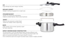 Tower High Dome 6 Litre Pressure Cooker - Silver