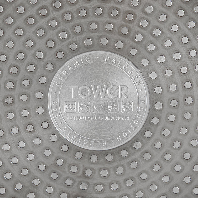 Tower Cerasure 3 Piece Saucepan Set Graphite - Grey