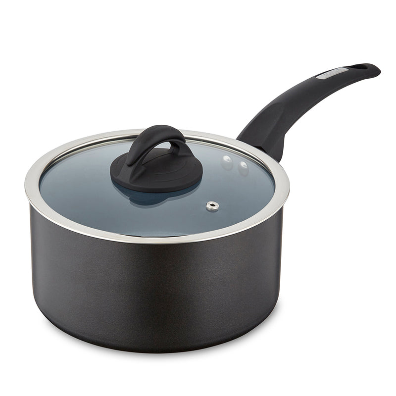 Tower Cerasure Non-Stick Saucepan - Grey