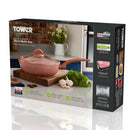 Tower Cerastone 28cm Multi Pan - Rose Pink