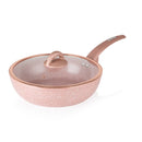 Tower Cerastone 28cm Multi Pan - Rose Pink