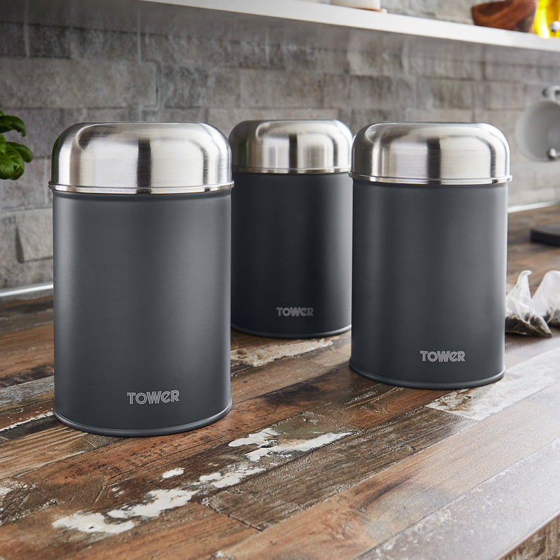 Tower Infinity Stone Set of 3 Canisters