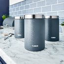 Tower Ice Diamond Set of 3 Canisters - Blue
