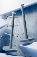 Tower Ice Diamond Mug Tree and Towel - Blue