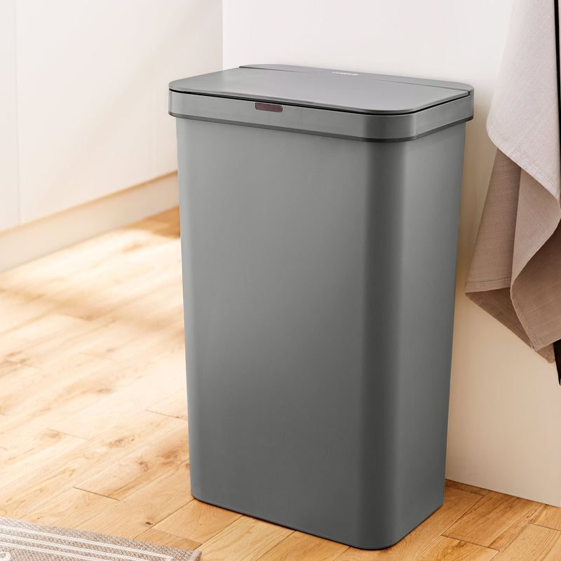 Tower Rectangular Sensor Bin 50L Grey