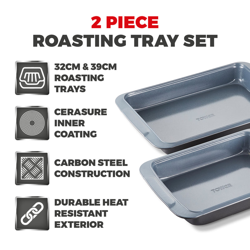 Tower Cerasure 2 Piece Roasting Tray