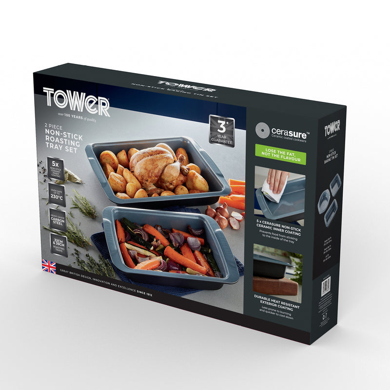 Tower Cerasure 2 Piece Roasting Tray