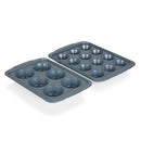 Tower Cerasure 2 Piece Muffin Tray - Grey