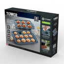 Tower Cerasure 2 Piece Muffin Tray - Grey