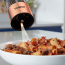 Tower Rose Gold Electric Salt And Pepper Mill -  Black