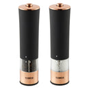 Tower Rose Gold Electric Salt And Pepper Mill -  Black